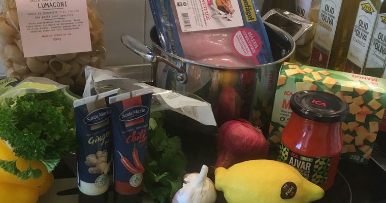 Cias Mangokycklingpasta