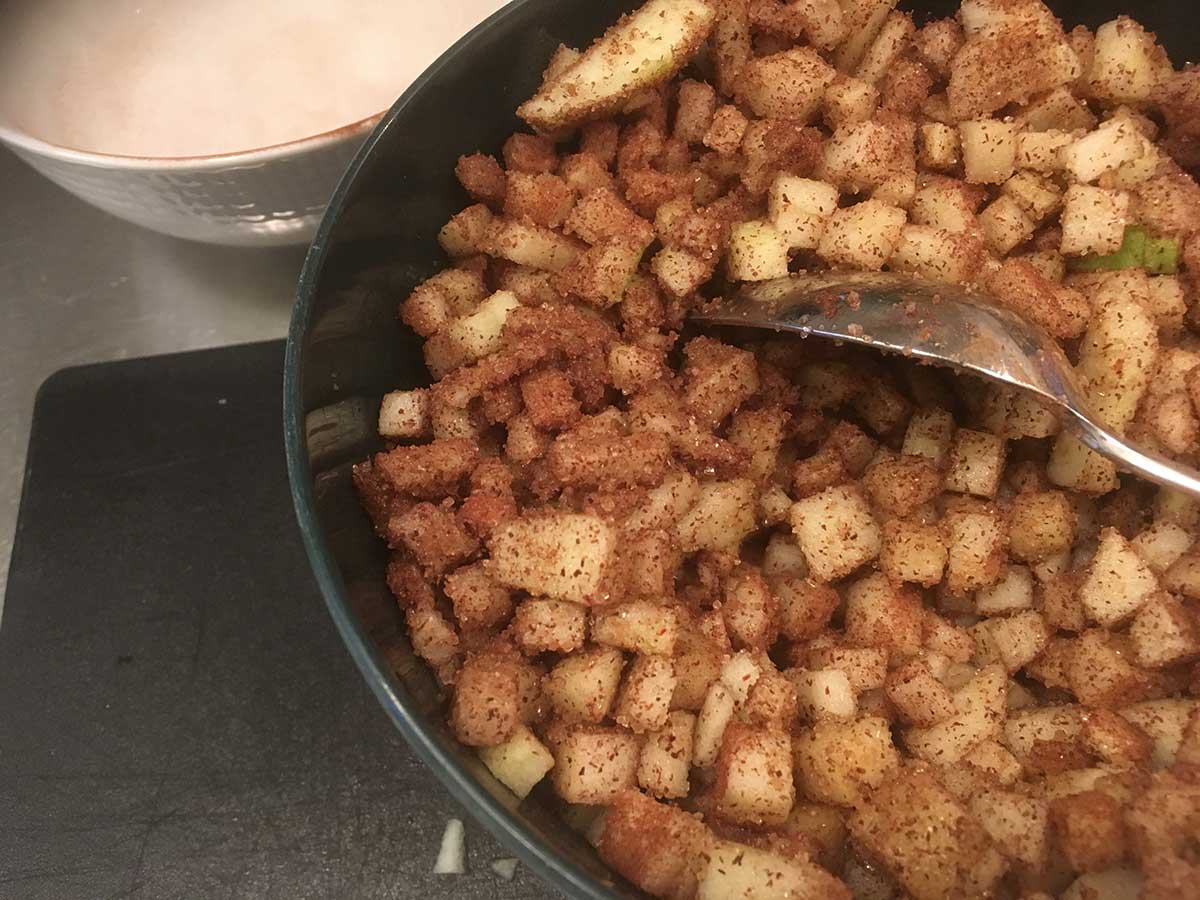 Härligt seg äppelpaj